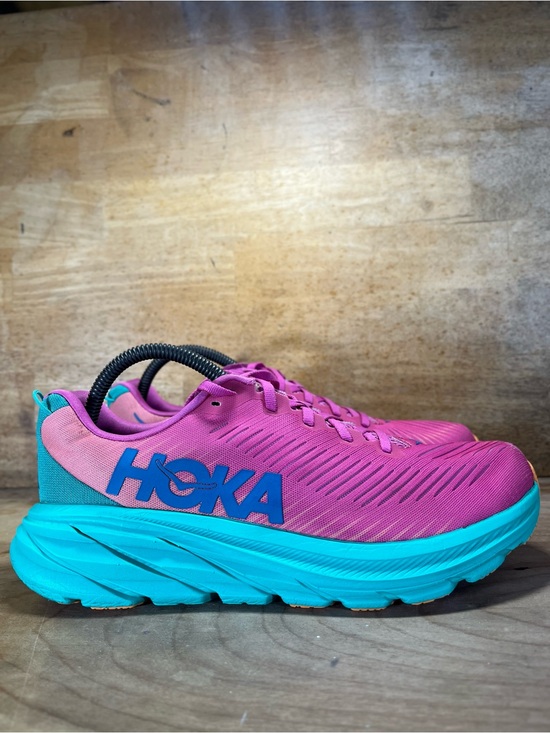 Hoka One One Shoes - Hoka One One Rincon 3 Womens Size 9.5 Running Shoes Sneakers Phlox Pink Atlantis
